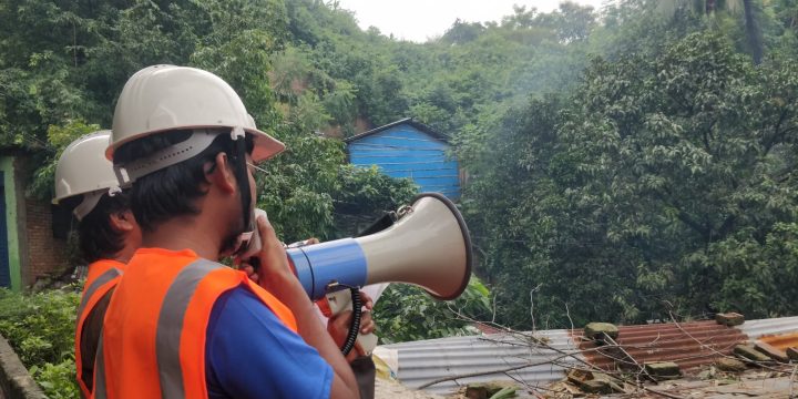Volunteers initiative to Shield Community from Rain and Landslide Dangers