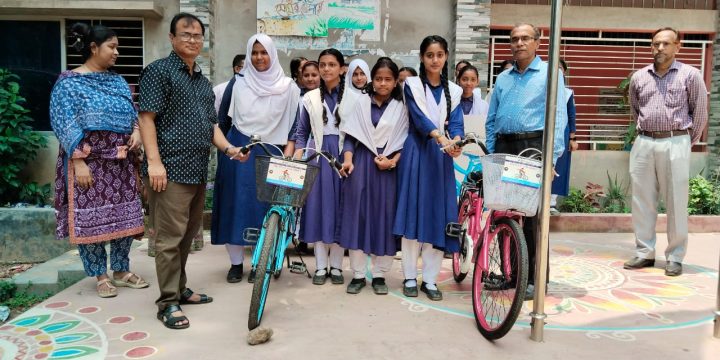 Bicycle Distribution for Girls at TPP High School